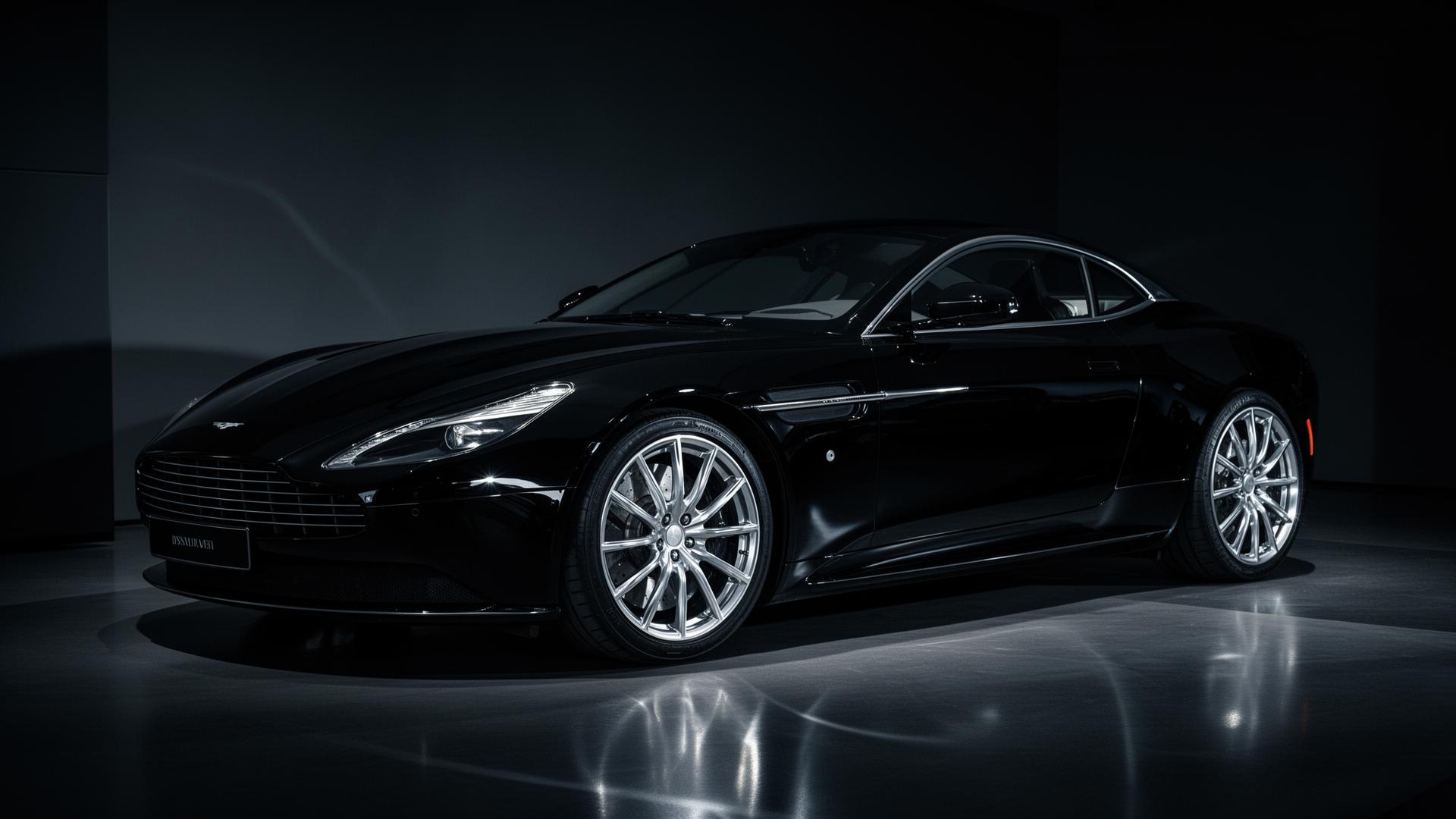 Black luxury sports car detailed by Tint Starz